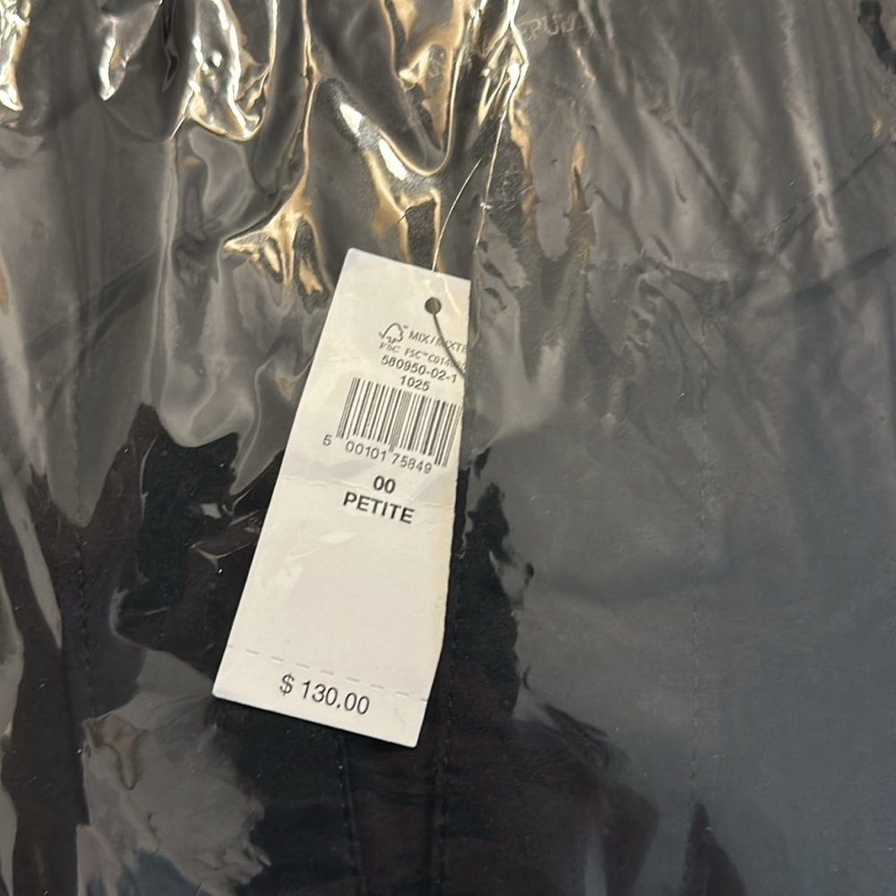 NWT! Black Banana Republic Collar-Neck Poplin Midi Dress - Multiple 🦋⭐️ - Picture 7 of 8